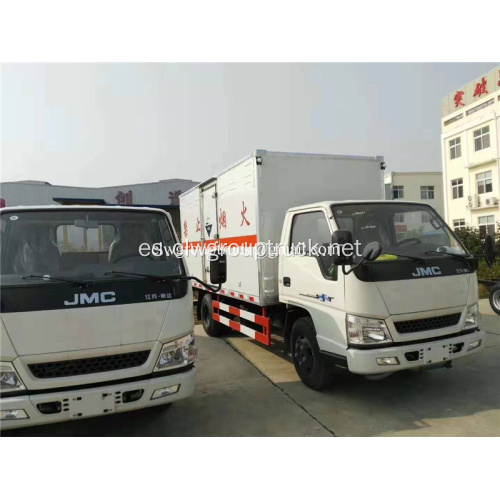 Jmc 3-5ton 4x2 camión de transporte de mercancías peligrosas